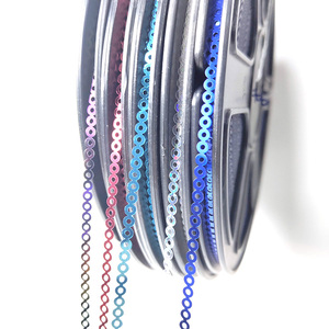 Hot Sản phẩm bán chạy 3mm 5mm trung tâm lỗ Pet chịu nhiệt Sequins CD Reel thêu dệt - Product Image 1