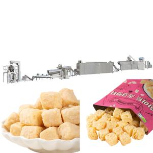 Machines de transformation des collations personnalisables - Ligne de production d'extrusion à double vis pour produits soufflés - Product Image 1
