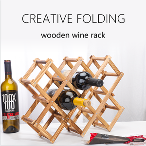 رفوف تخزين النبيذ الخشبي رف عرض حامل المطبخ للمنزل خزائن النبيذ سداسية سداسية رف النبيذ 9 زجاجة - Product Image 3