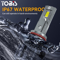 YOBIS, best-seller, prix d'usine OEM/ODM, phare personnalisé pour voiture, 120W, système de refroidissement élevé, longue durée de vie, éclairage LED pour voiture