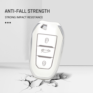 Étui souple en TPU pour clé de voiture <span class=keywords><strong>Peugeot</strong></span> <span class=keywords><strong>2008</strong></span> 3008 4008 5008 308 408 508 – Housse de protection intelligente sans clé - Product Image 5