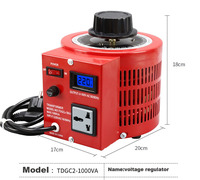 Transformateur de puissance de haute qualité 500W/1000W/2000W, entrée 220V, sortie 0-300V, monophasé, bobine toroïdale, régulateur de tension avec prise