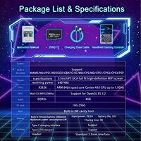 Console Rétro Portable R40S PRO, 256 Go, 30000 Jeux, Écran IPS 3,5 Pouces, Batterie 3800 mAh, Arcade de Poche, 45 Simulateurs