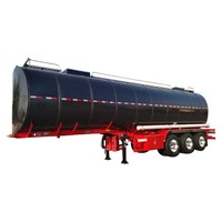 Semi-remorque Réservoir en acier au carbone pour le transport de bitume Stockage de mazout-Remorques de camions