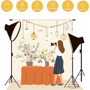 European Garden Wall <b>Backdrop</b> Pink Rose and Green <b>Vine</b> Window Curtain <b>Photo</b> Booth Props Custom Stock Photography Backgrounds - Product Image 4