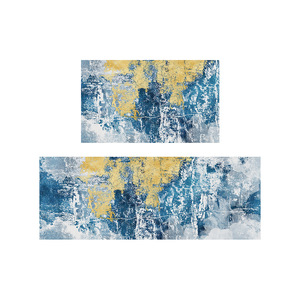 Nouveau tapis de porte abstrait en PVC, rectangulaire, 8 mm, antidérapant, imperméable, pour usage domestique, facile à nettoyer, entretien facile, Sa22Sa23Sa24Sa25Sa26 - Product Image 1