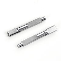 Goupille de centrage en fer nickelé de haute précision sur mesure, tournée CNC, insert de goupille, pièces OEM personnalisées