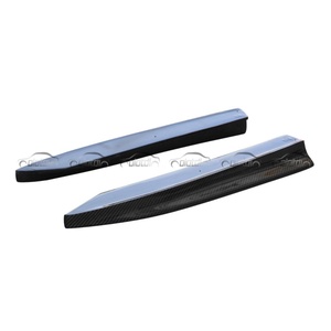 Diffuseur de pare-chocs arrière en fibre de carbone style PSM avec ailerons latéraux pour BMW F90 M5 G30 - Product Image 4