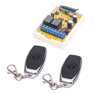 Interruptor de <span class=keywords><strong>Control</strong></span> remoto inalámbrico para puerta de garaje, transmisor y receptor de relé de 433mhz, CA, CC, 12V, 24V, 10A, 2 canales - Product Image 3