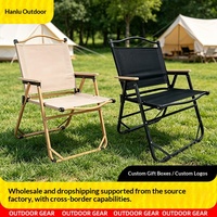 Ensemble table pliante et chaise Kermit en tissu Oxford pour le camping en plein air - Meubles de plage portables pour barbecue