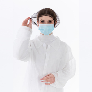 Dùng Một Lần 21Inch Thực Phẩm Vẻ Đẹp Ngành Công Nghiệp Dùng Một Lần Nylon Lưới Tóc Net Đầu Bìa Tóc Lưới Mob <span class=keywords><strong>Cap</strong></span> Đen Clip <span class=keywords><strong>Cap</strong></span> Bouffant <span class=keywords><strong>Cap</strong></span> - Product Image 6