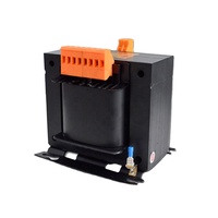 Transformateur d'isolement monophasé de type sec personnalisable série JBK, bobines en aluminium/cuivre, efficacité 0,98 pour l'alimentation industrielle