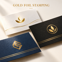 Impression de cartes de visite en papier couché personnalisé avec logo imprimé offset, estampage à chaud, coins arrondis, forme personnalisée et gaufrage