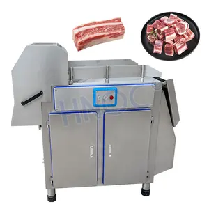 HNOC Machine automatique de découpe de dés de viande de poulet de pépite de poisson congelé/Coupeur de trotteur de poitrine de porc et de poulet