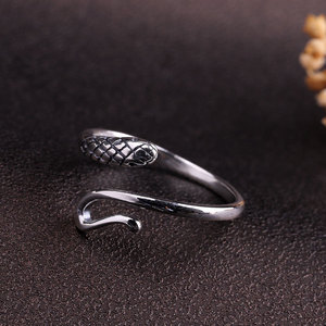 <span class=keywords><strong>Anello</strong></span> a <span class=keywords><strong>Serpente</strong></span> Regolabile in <span class=keywords><strong>Argento</strong></span> per Ragazze a Prezzo Conveniente - Product Image 2