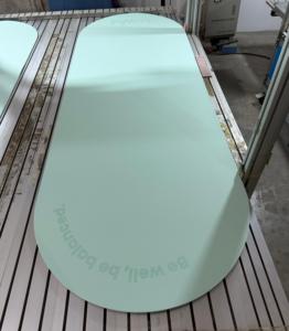<span class=keywords><strong>Tapis</strong></span> de yoga ovale en TPE, antidérapant, écologique, épais, pour la maison, la salle de sport, le fitness, le Pilates, logo personnalisé gratuit, MOQ 20 pièces - Product Image 3