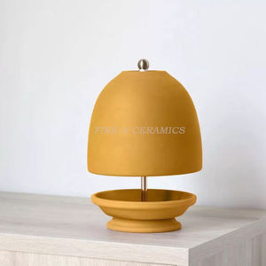 <span class=keywords><strong>Stufa</strong></span> a Tealight Autonoma <span class=keywords><strong>in</strong></span> Terracotta, Lampada Ecologica, Radiatore a Candela, Vaso per Fiori <span class=keywords><strong>in</strong></span> Argilla - Product Image 2