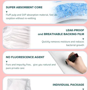 Pantalones de algodón desechables para mujer, maternidad, menstruación