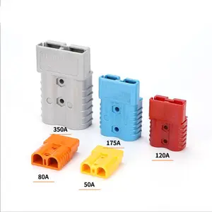 Conector de carregamento de bateria de empilhadeira, plugue 2P 50a, conector de bateria 120a 175a 350a