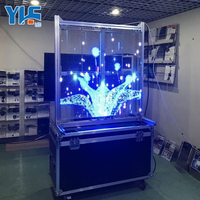 Layar LED Transparan Ultra Tipis P6 Perekat Sendiri Harga Pabrik untuk Jendela Kaca dan Dinding