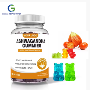 Suplementos sanitarios Ashwagandha Root Extract Vitamins <span class=keywords><strong>B12</strong></span> Gummy <span class=keywords><strong>Organic</strong></span> Ksm-66 Vegan Ashwagandha Gummies - Product Image 3