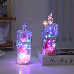 Bougie électronique LED pour la Saint-Valentin Atmosphère créative Bougie lumineuse Veilleuse - Product Image 2