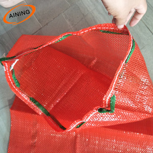 Hồng Đỏ Vàng Hình Ống Tươi Rau Lưới Lớn Hành Tây Túi Nhựa Với Dây Rút - Product Image 2