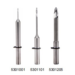 Fraise à queue End Mills Bur CAD CAM Roland, non revêtue, revêtement CrN DC, 0.6 1.0 2.0mm, 5303001 5303103 5303201, pour machine Roland - Product Image 6
