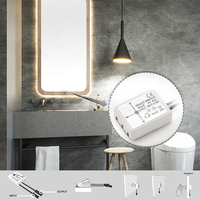 Interrupteur intelligent à capteur Max 50W 12V DC Lumière de salle de bain LED Interrupteur Wifi Système de maison intelligente Interrupteur tactile miroir