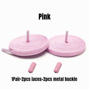 High Quality Polyester Stretch Tieless Elastic No-Tie Magnetic Shoe <b>Laces</b> for Adults - Product Image 2
