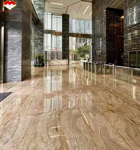 <span class=keywords><strong>Dalle</strong></span> de quartzite Nacarado brésilien Veinage d'or Quartzite <span class=keywords><strong>Beige</strong></span> naturel pour plancher de douche de panneau mural de comptoir intérieur - Product Image 2