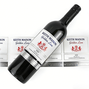 Etichette Adesive Personalizzate per <span class=keywords><strong>Vino</strong></span> <span class=keywords><strong>Rosso</strong></span> e Birra Bianca con Logo Stampato, Goffratura e Stampa UV - Product Image 6