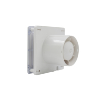 Ventilateur d'extraction silencieux en plastique de 6 pouces pour salle de bain, mural, à roulement à billes, haute puissance, axial, contrôlé par application, pour cuisine, IPX4 90