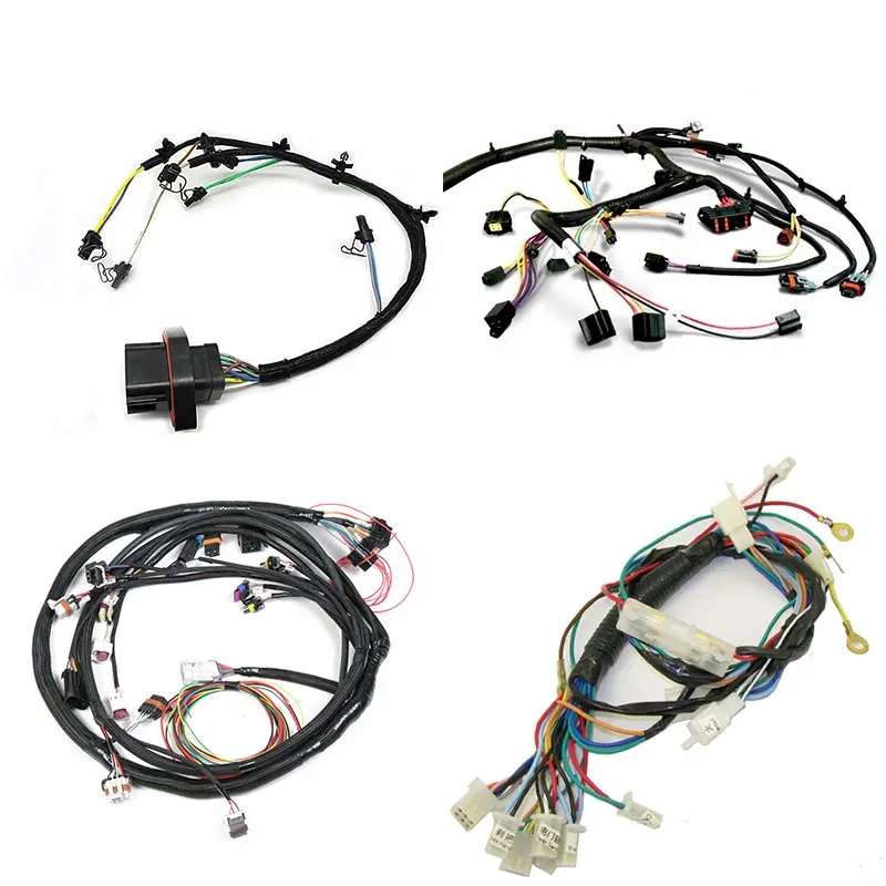 Grosir kualitas OEM harnes kabel untuk mesin penjual motor dan rakitan kabel daya
