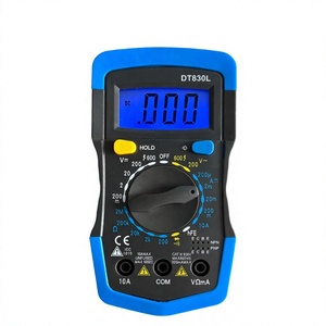 DT830L Handheld Digital Multimeter AC/<strong>DC</strong> Voltage <strong>DC</strong> Current Resistance Diode Transistor Continuity Buzzer 600V 10A Backlit Data - Product Image 6