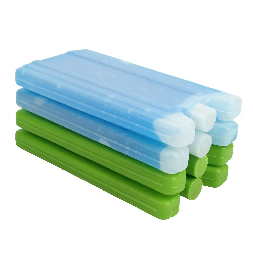 고품질 HDPE 물자 음식 납품 얼음주머니 신선한 냉동 식품에 냉각기 부대를 위한 단단한 젤 얼음주머니