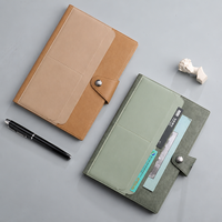Carnets A5 personnalisables en papier épais avec fermeture magnétique métallique, marque-pages tissés, directement de l'usine, portables pour le bureau et les affaires