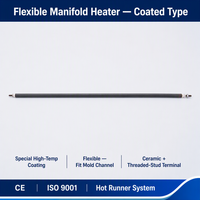 Chauffage flexible Huadong pour moule à canaux chauds, intégré sur la surface du moule avec traitement de revêtement extérieur spécial