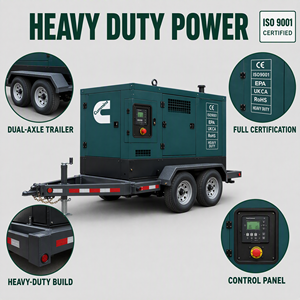 Generador Diésel Cummins Weichai de 30kVA, Tipo Silencioso, Alta Seguridad, Larga Vida Útil, Bajo Ruido, Fácil de Operar, Ahorro de Energía, Ecológico - Product Image 3