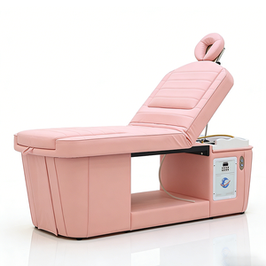 Lit de lavage multifonctionnel pour salon de coiffure, lit de spa pour thérapie capillaire, lit de shampoing moderne de luxe réglable et <span class=keywords><strong>inclinable</strong></span> avec bassin pour les pieds - Product Image 1