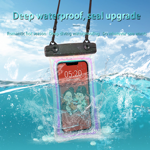 Vente en gros pochettes pour téléphone portable étui pour téléphone portable en pvc laser <span class=keywords><strong>sacs</strong></span> d'emballage transparents et étanches pour téléphone portable housse airbag pochette pour téléphone en pvc - Product Image 4