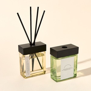 <b>Reed</b> <b>Diffuser</b> Set 120ml Rectangular Glass <b>Bottle</b> Long Lasting Aroma Fresh Air Paraben Free Alcohol Free - Product Image 2