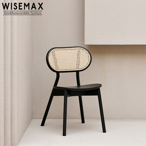 WISEMAX FURNITURE <span class=keywords><strong>Mobilier</strong></span> <span class=keywords><strong>de</strong></span> restaurant et d'hôtel au design français moderne, <span class=keywords><strong>chaises</strong></span> <span class=keywords><strong>de</strong></span> salle à manger en rotin, <span class=keywords><strong>chaises</strong></span> <span class=keywords><strong>de</strong></span> loisirs en bois massif - Product Image 1