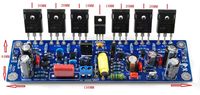 Amplificateur L150W, 6 pièces par canal, carte de circuit finie avec transistors à effet de champ MOSFET 200W