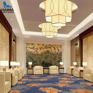 Alfombras Pasillo Hecho a máquina <span class=keywords><strong>Loop</strong></span>-Printed Alfombra de pared a pared Proveedor de alfombras de China Diseño de patrón de lujo Vestíbulo del hotel - Product Image 2