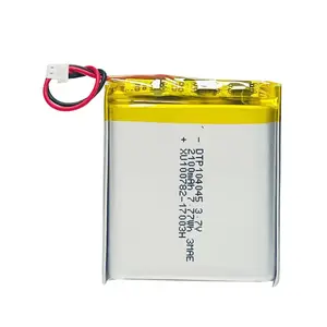 Wiederauf ladbare Lipo-Batterie DTP104045 2100mAh 3,7 V Li-Polymer-Batterie mit Leiterplatte anschluss
