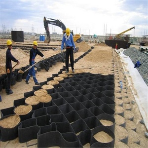 Stabilisateurs de gravier en géocell HDPE, géocell en plastique en <span class=keywords><strong>nid</strong></span> <span class=keywords><strong>d</strong></span>'<span class=keywords><strong>abeille</strong></span> pour le renforcement des murs de soutènement, la protection des pentes, les allées - Product Image 4