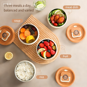 กล่องข้าวพับได้ สแตนเลส 304 ปลอดสาร BPA ใช้กับไมโครเวฟได้ ป้องกันการรั่วซึม พกพาสะดวก ความจุ <span class=keywords><strong>1</strong></span>-<span class=keywords><strong>3</strong></span> ลิตร สำหรับเด็กและนักเรียน - Product Image 4