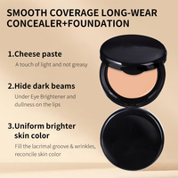 Fond de Teint Coussin Couvrance Totale Contrôle du Sébum Fini Mat BB Crème Coussin 3 Teintes Hydratant Correcteur