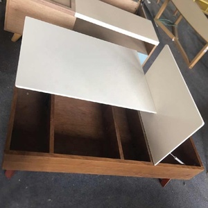 Nordic Wood MDF White Top Centre <strong>Table</strong> Living Room Modern Multifunctional <strong>Lift</strong> Top <strong>Coffee</strong> <strong>Table</strong> with Storage - Product Image 4